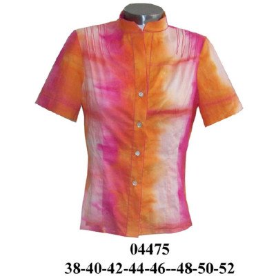 04475 - Molde de Blusa cuello mao y alforzas en hombro manga corta y larga 04475 - Molde de Blusa cuello mao y alforzas en hombro manga corta y larga