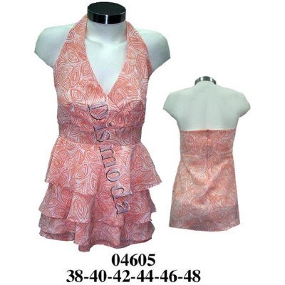 04605 - Molde de Blusa cruzada con vuelos en delantero y corte bajo busto 04605 - Molde de Blusa cruzada con vuelos en delantero y corte bajo busto