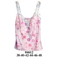 04612 - Molde de Top con corte bajo busto aplicación de pasamanería