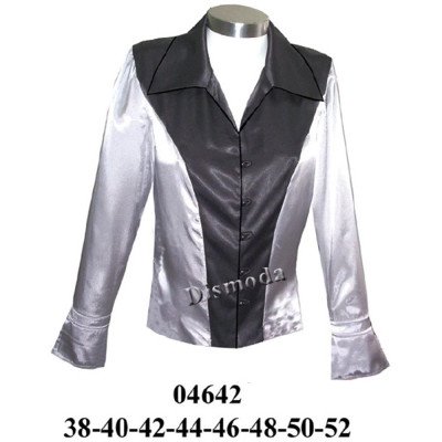 04642 - Molde de Blusa con pabilos en delanteros corte princesa 04642 - Molde de Blusa con pabilos en delanteros corte princesa