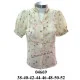 04669 - Molde de Blusa cuello mao con corte bajo busto, aplicaciones de pasamanería en delantero 04669 - Molde de Blusa cuello mao con corte bajo busto, aplicaciones de pasamanería en delantero