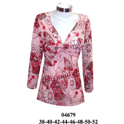 04679 - Molde de Blusa con nudo en delantero 04679 - Molde de Blusa con nudo en delantero