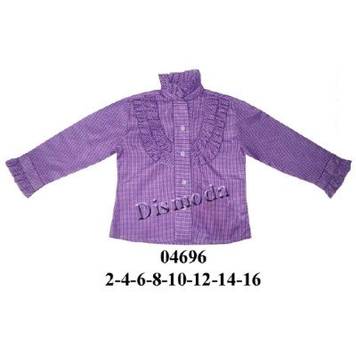 04696 - Molde de Blusa niña con corte y recogido en delantero 04696 - Molde de Blusa niña con corte y recogido en delantero