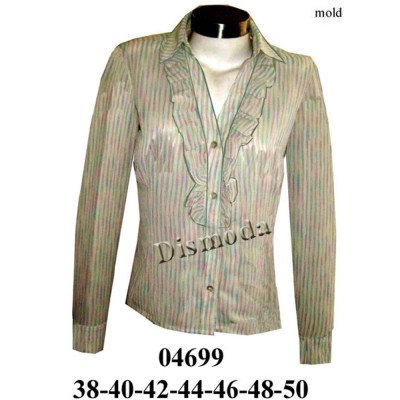 04699 - Molde de Blusa camisera escote v con rucha 04699 - Molde de Blusa camisera escote v con rucha