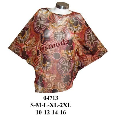 04713 - Molde de Blusa kimono con abertura en hombros 04713 - Molde de Blusa kimono con abertura en hombros