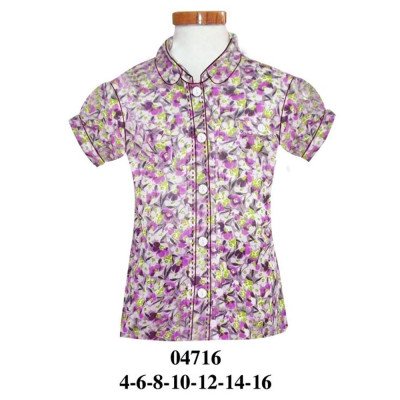 04716 - Molde de Blusa niña con manga recogida, cuello bebe 04716 - Molde de Blusa niña con manga recogida, cuello bebe