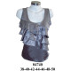 04740 - Molde de Blusa con vuelos en delantero 04740 - Molde de Blusa con vuelos en delantero