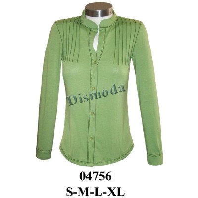 04756 - Molde de Blusa cuello mao con alforzas