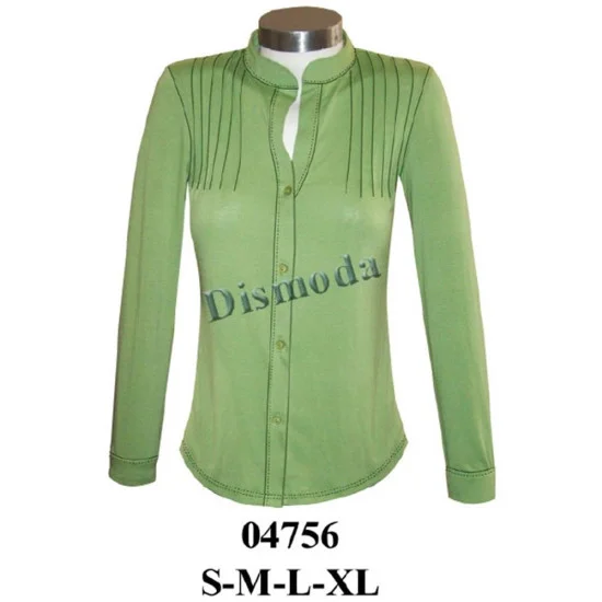 04756 - Molde de Blusa cuello mao con alforzas 04756 - Molde de Blusa cuello mao con alforzas
