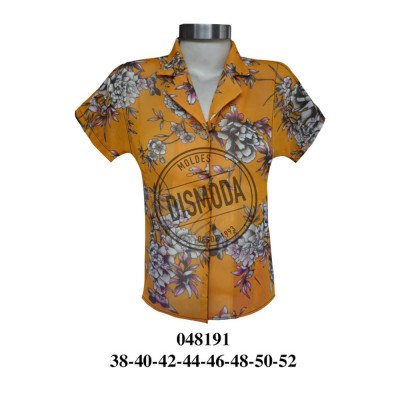 048191 - Molde de Blusa dama kimono manga corta 048191 - Molde de Blusa dama kimono manga corta