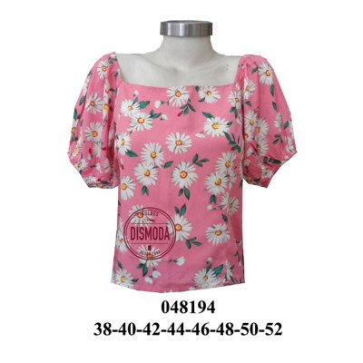 048194 - Molde de Blusa raglan manga abuchada 048194 - Molde de Blusa raglan manga abuchada