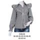 048228 - Molde de Blusa dama con vuelos en delantero y mangas 048228 - Molde de Blusa dama con vuelos en delantero y mangas