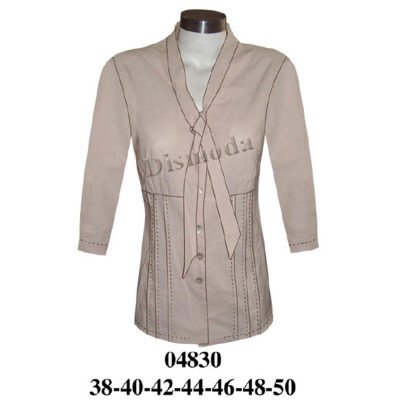 04830 - Molde de Blusa con corte y corbatín