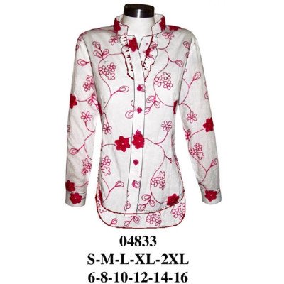04833 - Molde de Blusa escote v cuello mao con recogido en delantero 04833 - Molde de Blusa escote v cuello mao con recogido en delantero