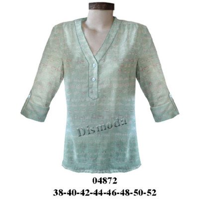 04872 - Molde de Blusa escote v 04872 - Molde de Blusa escote v