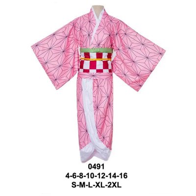 0491 - Molde de Disfraz de Kimono nezuko 0491 - Molde de Disfraz de Kimono nezuko