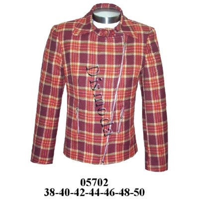 05702 - Molde de Chaqueta cruzada con cierre 05702 - Molde de Chaqueta cruzada con cierre