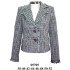 05705 - Molde de Blazer 2 botones solapa con flecos