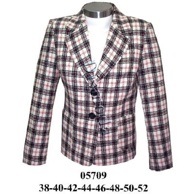 05709 - Molde de Blazer con bolsillo parche largo 60 05709 - Molde de Blazer con bolsillo parche largo 60