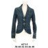 05715 - Molde de Blazer de mezclilla con canesú corte al talle