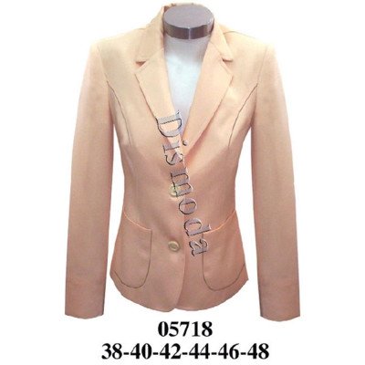 05718 - Molde de Blazer corte princesa 2 botones con bolsillo parche 05718 - Molde de Blazer corte princesa 2 botones con bolsillo parche