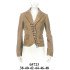 05723 - Molde de Blazer corte princesa con bolsillo parche