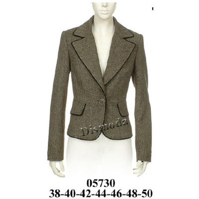 05730 - Molde de Blazer de un botón con corte al talle 05730 - Molde de Blazer de un botón con corte al talle