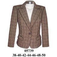 05739 - Molde de Blazer solapa un botón