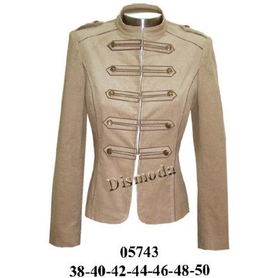 05743 - Molde de Casaca militar cuello mao 05743 - Molde de Casaca militar cuello mao