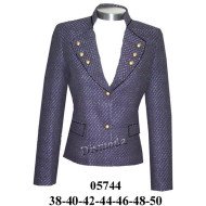 05744 - Molde de Blazer cuello mao austriaco