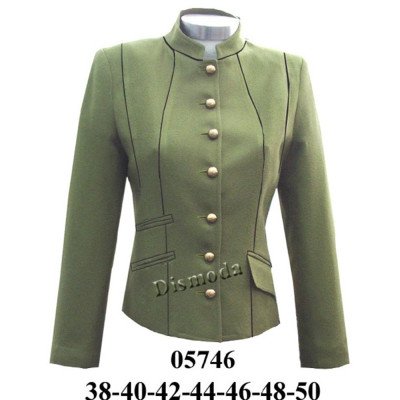 05746 - Molde de Blazer cuello mao, con cortes en delanteros, bolsillos asimétricos 05746 - Molde de Blazer cuello mao, con cortes en delanteros, bolsillos asimétricos