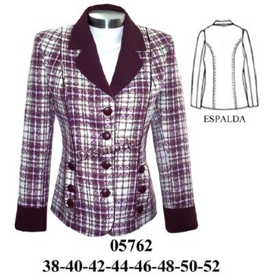 05762 - Molde de Blazer con combinación de