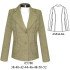 05780 - Molde de Blazer solapa retro
