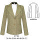 05780 - Molde de Blazer solapa retro 05780 - Molde de Blazer solapa retro