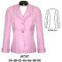 05787 - Molde de Blazer 3 botones con cuello mao