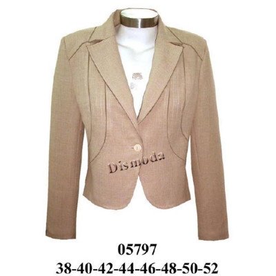 05797 - Molde de Blazer un botón (55 cms