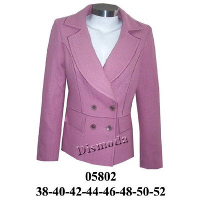 05802 - Molde de Blazer cruzado con corte al talle 05802 - Molde de Blazer cruzado con corte al talle