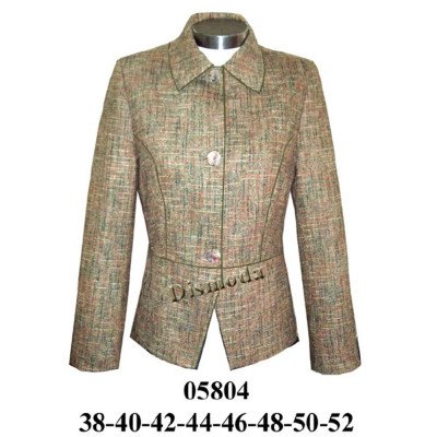 05804 - Molde de Blazer con corte al talle corte princesa 05804 - Molde de Blazer con corte al talle corte princesa