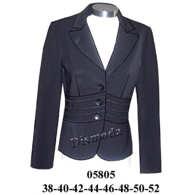 05805 - Molde de Blazer con corte diagonal bajo busto 05805 - Molde de Blazer con corte diagonal bajo busto