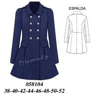 058104 - Molde de Abrigo cruzado