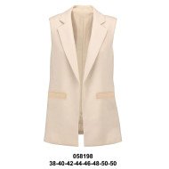 058198 - Molde de blazer sin mangas con forro