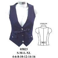 05823 - Molde de Chaleco juvenil sin mangas