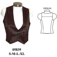 05839 - Molde de Chaleco juvenil con cortes