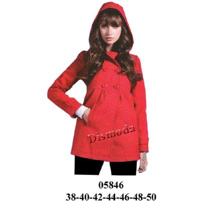 05846 - Molde de Blazer con gorro, corte princesa y al talle 05846 - Molde de Blazer con gorro, corte princesa y al talle