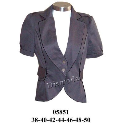 05851 - Molde de Chaqueta corte princesa con corte, sin forro 05851 - Molde de Chaqueta corte princesa con corte, sin forro