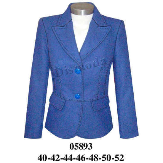 05893 - Molde de Blazer con corte al talle