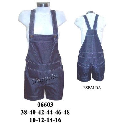 06603 - Molde de Short jardinera 06603 - Molde de Short jardinera