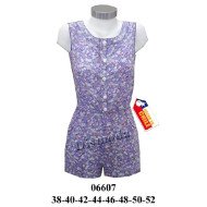 06607 - Molde de Entero short, delantero abotonado