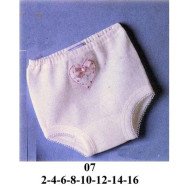 07 - Molde de Bombacha infantil con elástico en cintura y muslos