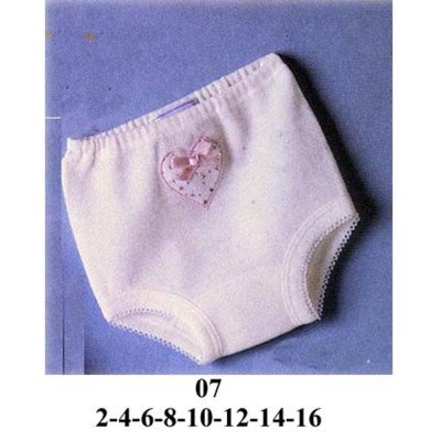 07 - Molde de Bombacha infantil con elástico en cintura y muslos